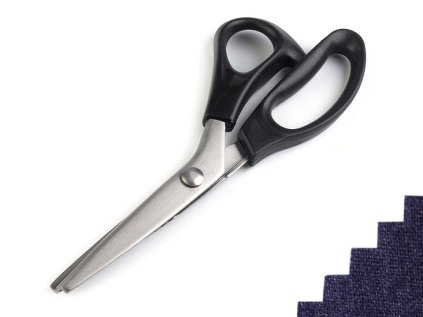 Entlovací nůžky délka 24 cm zoubky (Varianta černá, Balení 1 ks)