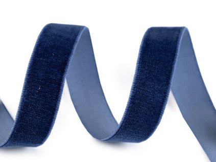 Pružná sametka šíře 16 mm (Varianta 2 černá, Balení 1 m)