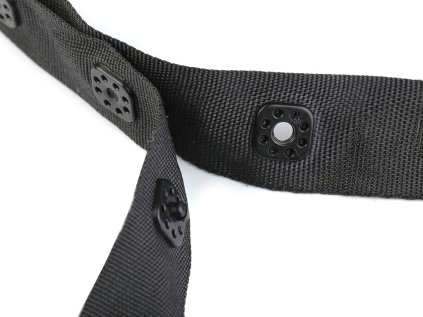 Zapínání na body šíře 17 mm (Varianta 2 černá, Balení 1 m)