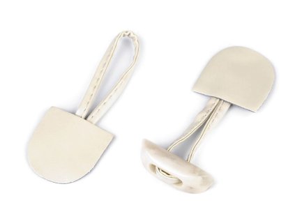 Designové zapínání s knoflíkem (Varianta 1 krémová, Balení 2 pár)