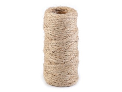 Sisalový provázek Ø2 mm (Varianta 4 červená tmavá, Balení 1 ks)