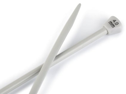 Rovné jehlice č. 4; 4,5 (Varianta 4 stříbrná, Balení 1 pár)