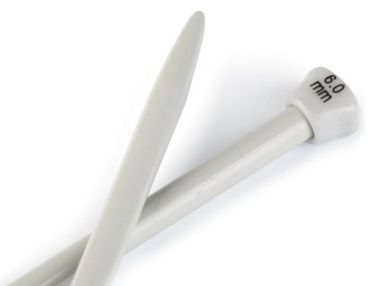 Rovné jehlice č. 6 (Varianta stříbrná, Balení 1 pár)