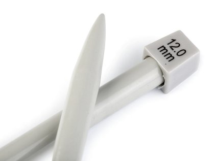 Rovné jehlice č. 12 (Varianta stříbrná, Balení 1 pár)