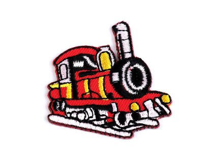 Nažehlovačka nákladní auto, traktor, bagr, vláček, míchačka (Varianta 1 červená střední míchačka, Balení 1 ks)