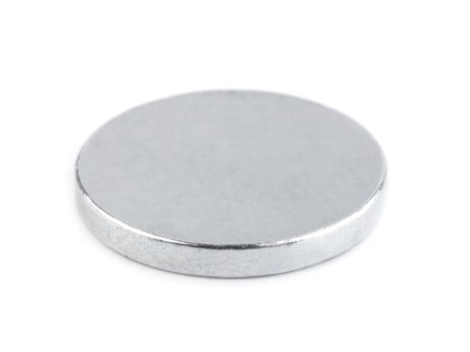 Magnet Ø15 mm velmi silný (Varianta nikl, Balení 10 ks)