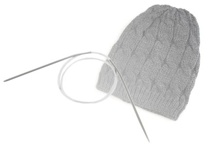 Kruhové jehlice č. 3; 3,5; 4 (Varianta 3 mm stříbrná, Balení 1 ks)