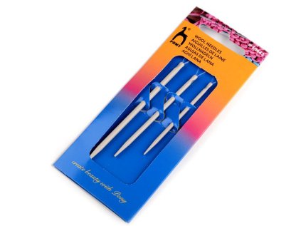 Jehly Pony na vlnu s očkem 3 ks (Varianta stříbrná, Balení 5 blistr)