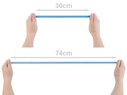 Prádlová pruženka šíře 10 mm (Varianta 12 (12) modrá tmavá, Balení 5 m)