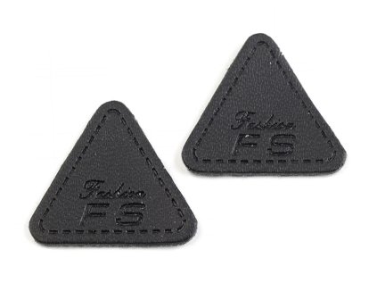 Ozdoba / nášivka / ochrana švů na oděvy 25 mm (Varianta 1 hnědá koňak, Balení 10 ks)