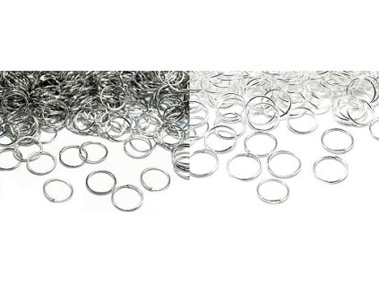 Kroužek spojovací Ø10,5 mm (Varianta 1 platina, Balení 20 g)