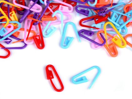 Spínací špendlík na pletení 7x22 mm (Varianta 1 mix, Balení 20 ks)