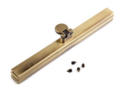 Rámeček na výrobu kabelky 12 cm vkládací (Varianta nikl, Balení 1 ks)