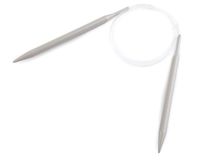 Kruhové jehlice č. 4,5; 5; 6; 7 (Varianta 5 mm stříbrná, Balení 1 ks)