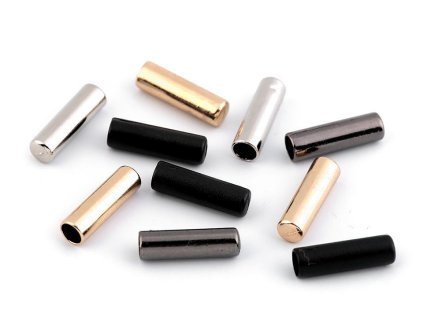 Kovová koncovka na šňůru Ø4 mm (Varianta 1 nikl, Balení 10 ks)