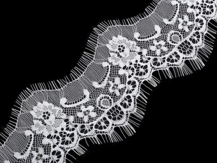 Francouzská krajka šíře 10 cm (Varianta 2 černá, Balení 3 m)