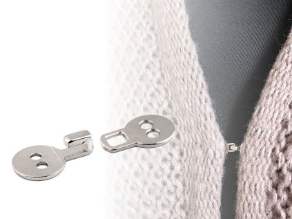 Kovové zapínání - pratelné (Varianta 1 nikl, Balení 2 pár)