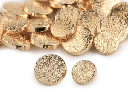 Kovový knoflík velikost 28", 36" (Varianta 1 (28") zlatá sv., Balení 5 ks)