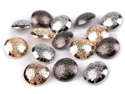 Kovový knoflík velikost 28", 32", 36" (Varianta 1 (36") nikl antik, Balení 5 ks)