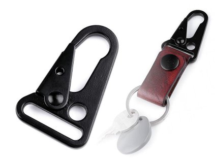 Kovová karabina průvlek 25 mm (Varianta 1 nikl, Balení 1 ks)