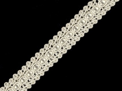 Prýmek šíře 16 mm (Varianta 2 (53) stříbrná, Balení 25 m)