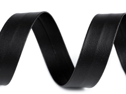 Šikmý proužek koženkový šíře 20 mm (Varianta 4 (11) černá, Balení 1 m)