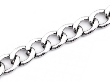 Řetěz šíře 20 mm, metráž (Varianta 1 nikl, Balení 1 m)