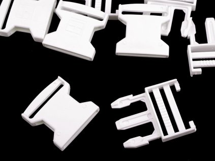 Spona trojzubec šíře 40 mm (Varianta 2 (2) černá, Balení 5 pár)