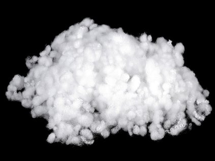 Výplň - kuličky z dutého vlákna bělené 5 kg (Varianta bílá, Balení 1 sáček)