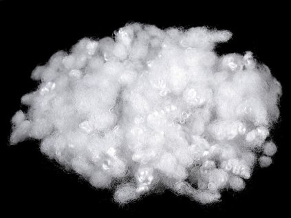 Výplň - kuličky z dutého vlákna nebělené 5 kg (Varianta bílá nebělená, Balení 1 sáček)
