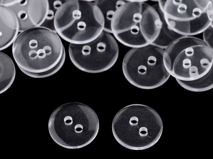 Knoflík velikost 18" (Varianta 2 bílá, Balení 200 ks)