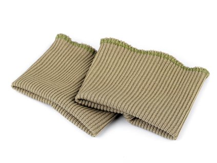 Elastické náplety na rukávy šíře 7 cm (Varianta 1 (002) bílá, Balení 1 pár)