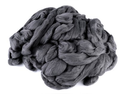 Extra silná příze 1000 g česaná melír (Varianta 1 bílá, Balení 1 ks)