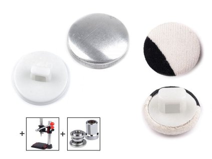 Knoflík na potahování velikost 26" (Varianta 1 bílá, Balení 100 sada)