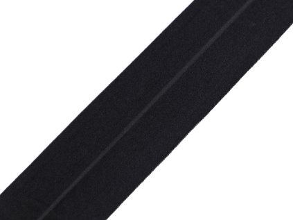 Lemovací pruženka půlená matná šíře 40 mm (Varianta 1 černá, Balení 1 m)