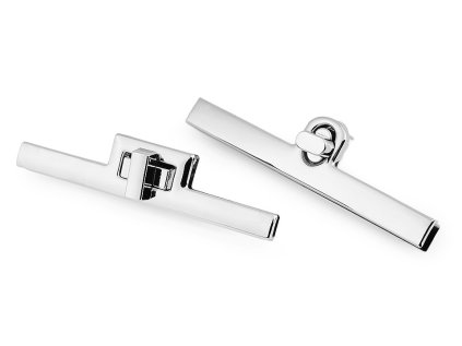 Sada zapínání na kabelku (Varianta 1 - 25 x 96 mm nikl, Balení 1 sada)