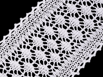 Bavlněná krajka / vsadka paličkovaná šíře 10 cm (Varianta 3 režná tmavá, Balení 13.5 m)