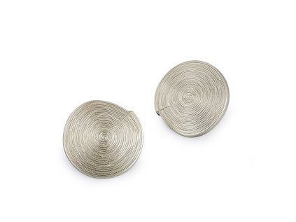 Velký designový knoflík s povrchovou strukturou velikost 40"; 48"; 52" (Varianta 10 (40") nikl tm., Balení 5 ks)