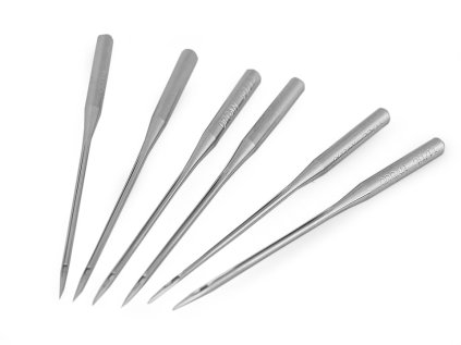 Strojové jehly ELX 705 Chromium SUK 80; 90 Organ pro overlocky (Varianta nikl, Balení 1 krab.)