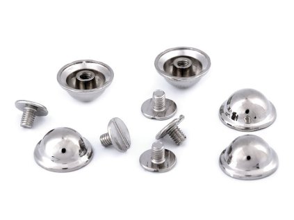Ozdobný šroubovací nýt / nožičky na kabelky Ø13 mm (Varianta 1 nikl, Balení 5 pár)