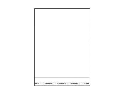 PP sáček s lepicí klopou 8x12 cm (Varianta transparent, Balení 100 ks)