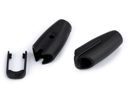Plastový průvlek na vodítko Ø10 mm (Varianta černá, Balení 4 sada)