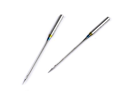 Strojové jehly Stretch 75; 90; sdružené Schmetz na kartě (Varianta 1 (90/14) nikl, Balení 1 karta)