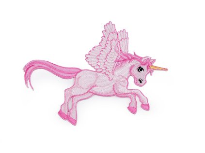 Nažehlovačka zvířata (Varianta 1 růžová sv. pegas, Balení 1 ks)