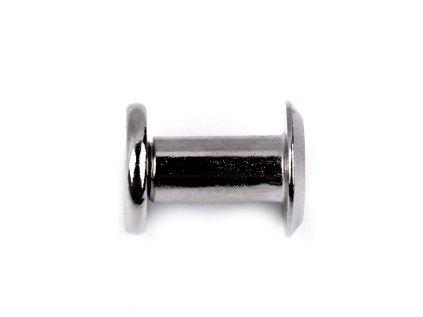 Sedlářský nýt šroubovací Ø10 mm (Varianta 1 nikl, Balení 10 pár)