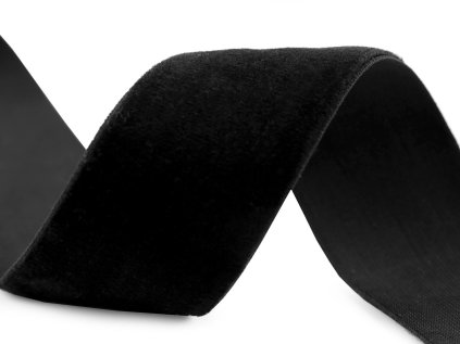 Pružná sametka šíře 30 mm (Varianta černá, Balení 1 m)