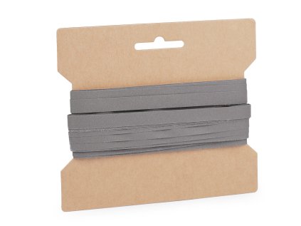 Reflexní páska šíře 10 mm našívací (Varianta šedá, Balení 100 m)