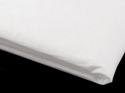 Netkaná textilie na střihy Perlan 45 g/m² šíře 95 cm (Varianta bílá, Balení 1 m)