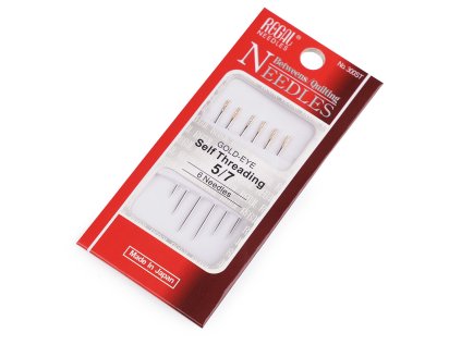 Jehly pro špatný zrak, zlatá ucha (Varianta nikl, Balení 1 karta)