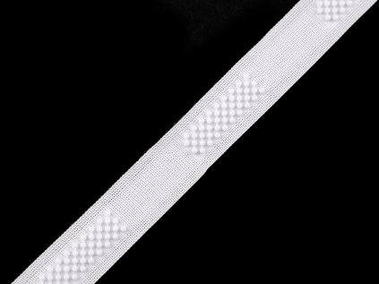 Plastové zapínání 3D / imitace suchého zipu šíře 20 mm (Varianta 1 bílá, Balení 1 m)